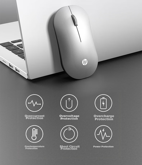 Мышь HP DM10C Wireless/Bluetooth Silver - изображение 4