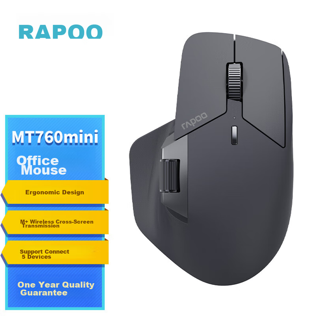 Мышь Rapoo MT760mini Wireless/USB Black - изображение 2