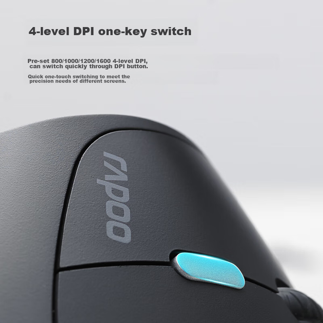 Мышь Rapoo MV20 Silent Wireless Black - изображение 5