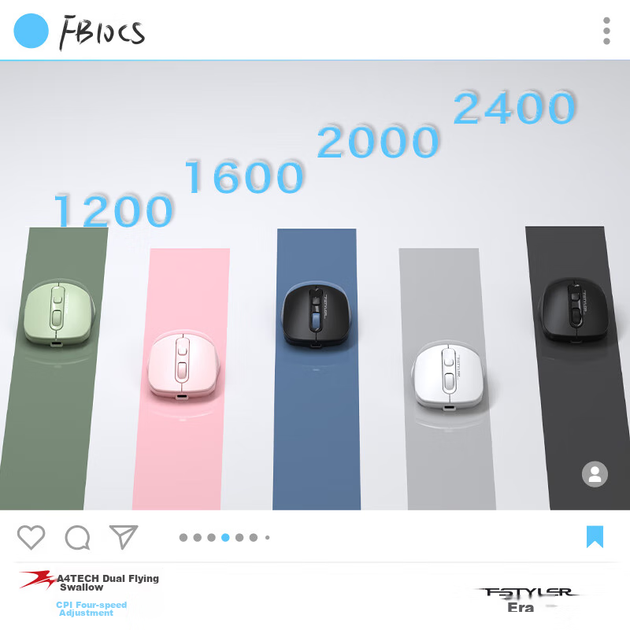 Мышь A4Tech Fstyler FB10CS Wireless Black - изображение 3