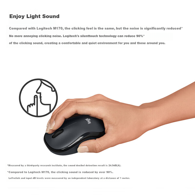 Мышь Logitech M240 Wireless/Bluetooth - изображение 4
