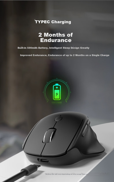Мышь HP ENGINEER1 Wireless Black - изображение 8