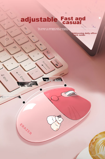 Мышь Lenovo ERAZER N521 Wireless Rose - изображение 5
