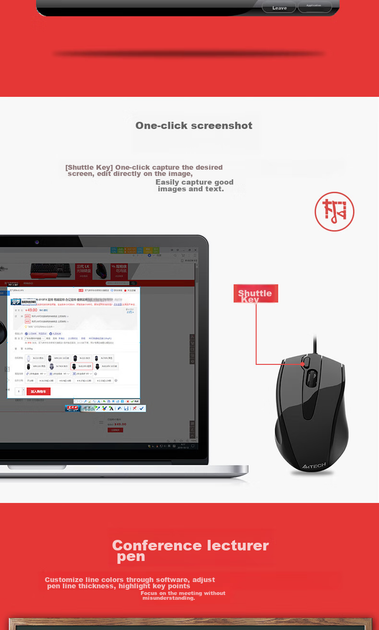 Мышь A4Tech N-500FS USB Black - Фото 3 Мышь A4Tech N-500FS USB Black - изображение 3