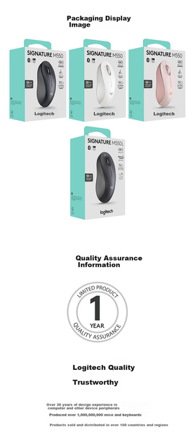 Мышь Logitech M550 L Bluetooth Black - изображение 4