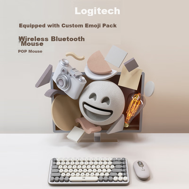 Мышь Logitech POP Bluetooth Smoky Grey - изображение 3