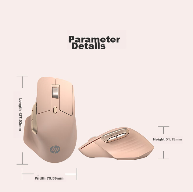 Мышь HP Professor 1 Wireless/Bluetooth Beige - изображение 12