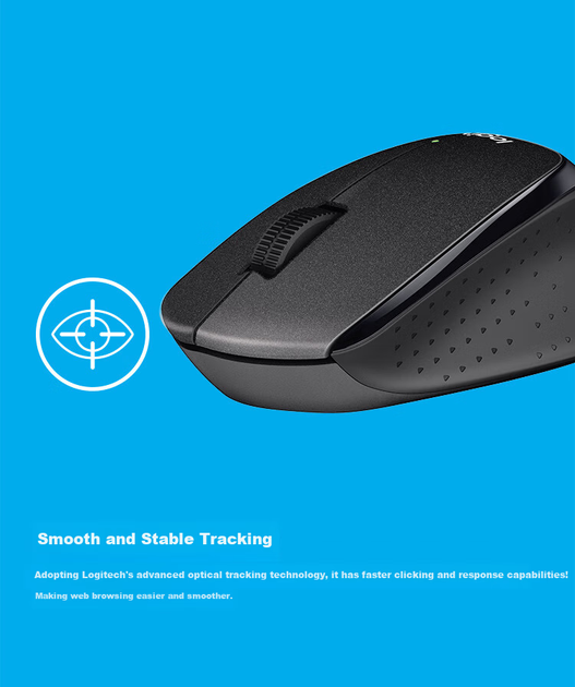 Мышь Logitech B330 Silent Plus Wireless Black - изображение 5