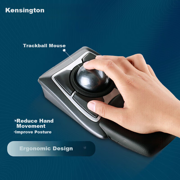Трекбол Kensington K64325 USB Silver - изображение 6