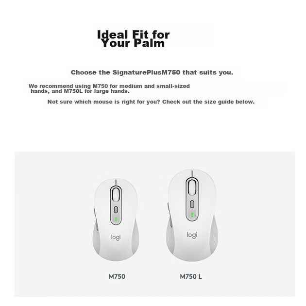 Мышь Logitech M750M Universal Edition Wireless White - изображение 5