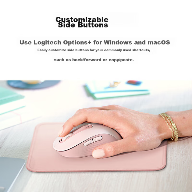 Мышь Logitech M750M Universal Edition Wireless Rose - изображение 3