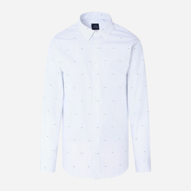Рубашка хлопковая мужская Armani Exchange 678428054 L Белая (1161495336) - изображение 4