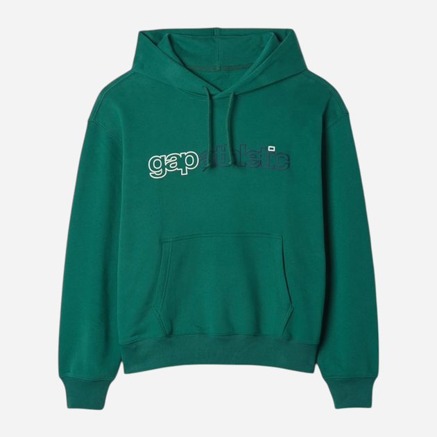 Худи утепленное мужское GAP 420896916 XS Зеленое (1161421295) - изображение 4