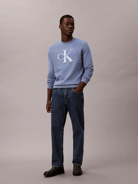 Свитшот на флисе мужской Calvin Klein 556034745 XL Голубой (1161402690) - Фото 3 Свитшот на флисе мужской Calvin Klein 556034745 XL Голубой (1161402690) - изображение 3