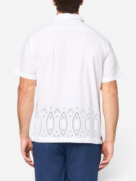 Рубашка хлопковая мужская Guess 135142875 L Белая (1161444453) - Фото 2 Рубашка хлопковая мужская Guess 135142875 L Белая (1161444453) - изображение 2
