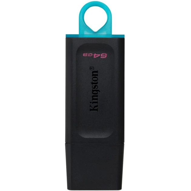 USB флеш накопичувач Kingston 64GB DataTraveler Exodia Black/Teal USB 3.2 (DTX/64GB) - Фото 7 USB флеш накопичувач Kingston 64GB DataTraveler Exodia Black/Teal USB 3.2 (DTX/64GB) - зображення 7