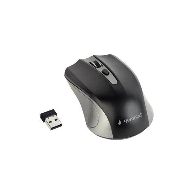 Мишка Gembird Black+Grey (MUSW-4B-04-GB) - зображення 2