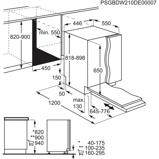 Zmywarka do zabudowy Electrolux EEG62300L - obraz 2
