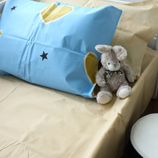 Простынь на резинке (бязь) Kids Time - высота 17-0463 Love stories 80*160 - изображение 2