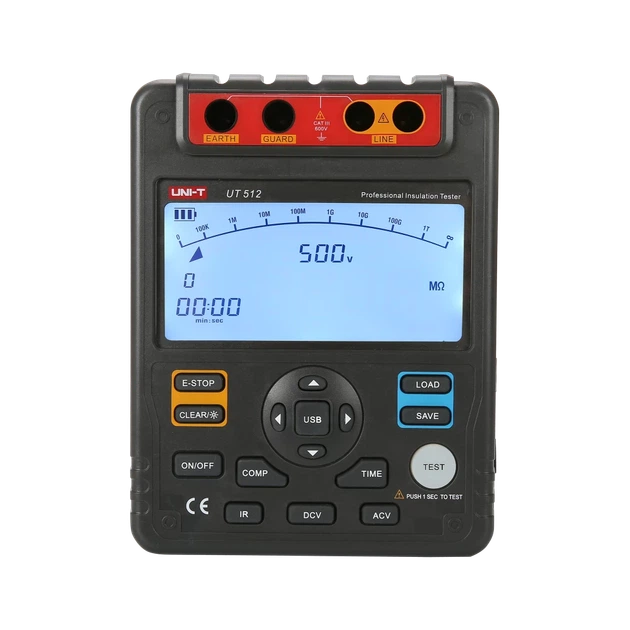 Мегаомметр UNI-T UT512 (MIE0131) - Фото 1 Мегаомметр UNI-T UT512 (MIE0131) - зображення 1