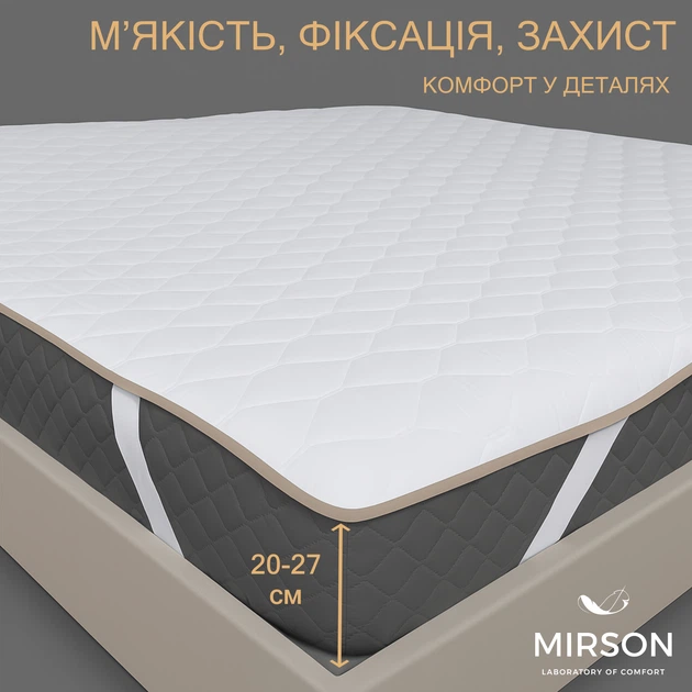 Наматрасник № 983 Natural Line Стандарт Тенсель (Modal) (водонепроницаемый с резинкой по углах) 60*120 - изображение 3