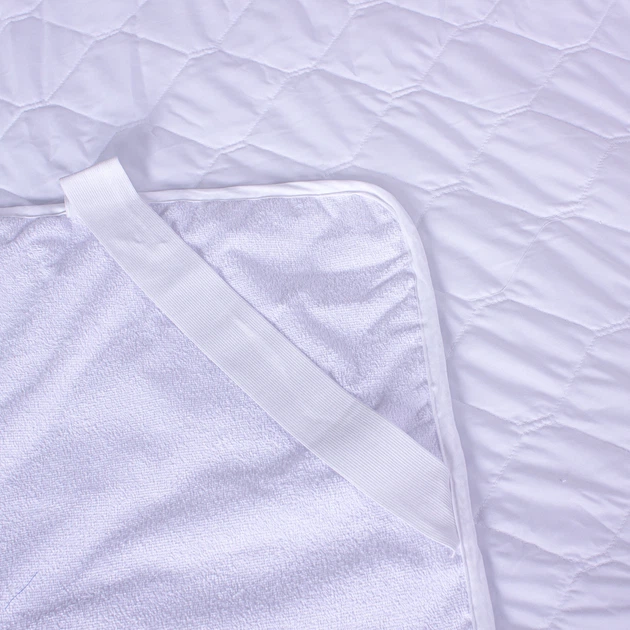 Наматрасник Cotton двусторонний №266 (непромокаемый с резинкой по углам) 160*200 - изображение 6