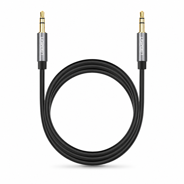 Аудіокабель UGREEN AV119 3.5mm Male to 3.5mm Male Cable 1m Black (UGR-10733) - зображення 5