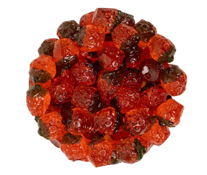 Желейные конфеты Jelly 4D Strawberry Клубника 1 кг - изображение 2
