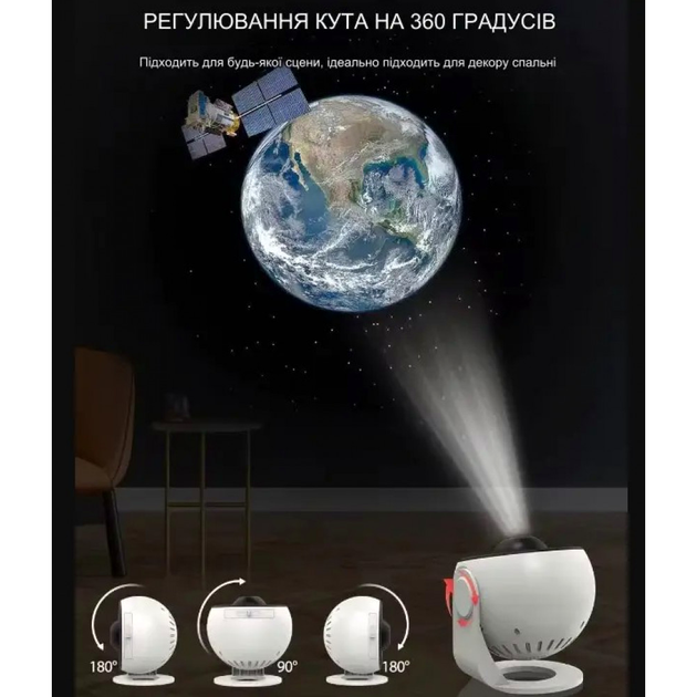 Ночной светильник проектор белый USB 5V BL-DQY02 - изображение 2