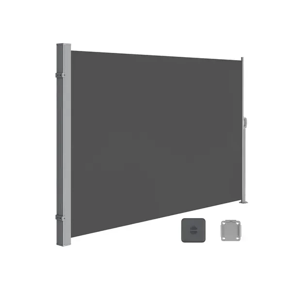Висувна бічна маркіза SONGMICS GSA160TP 160×300 см, таупова, з вертикальною касетою - зображення 8