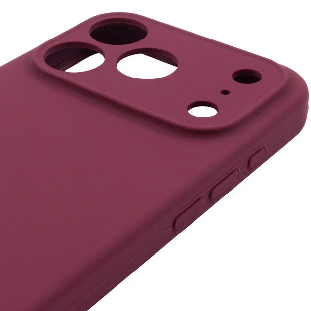 Силиконовый чехол Silk Full Camera Protective для Apple iPhone 17 Pro Max (6.9") Plum - Фото 4 Силиконовый чехол Silk Full Camera Protective для Apple iPhone 17 Pro Max (6.9") Plum - изображение 4