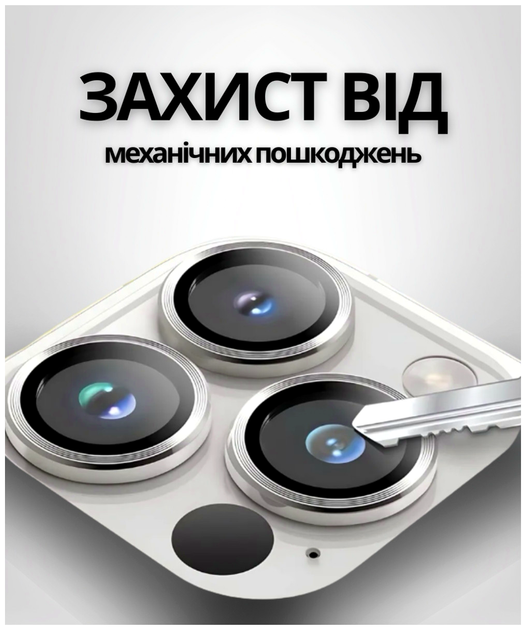 Защитное стекло Diamonds Lens для iPhone 11 12 12 mini с рамкой максимальная защита камеры Sierra Blue SR-547 - изображение 4