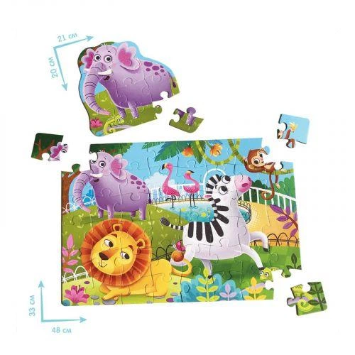 Настільна гра "Максі пазли. Зоопарк / Maxi Puzzles. Zoo" 5180534 - Фото 2 Настільна гра "Максі пазли. Зоопарк / Maxi Puzzles. Zoo" 5180534 - зображення 2