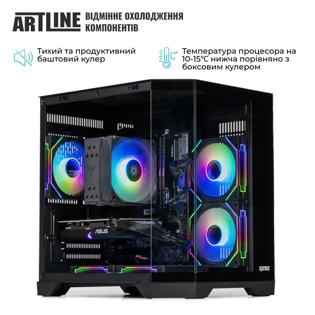 Комп'ютер ARTLINE Gaming X64 (X64v17) - Фото 5 Комп'ютер ARTLINE Gaming X64 (X64v17) - изображение 5