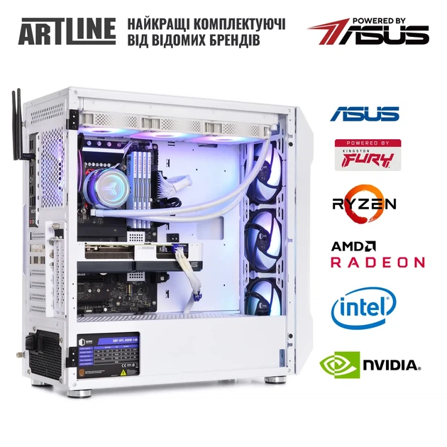 Комп'ютер ARTLINE Gaming X78WHITE Windows 11 Home (X78WHITEv37Win) - Фото 8 Комп'ютер ARTLINE Gaming X78WHITE Windows 11 Home (X78WHITEv37Win) - изображение 8