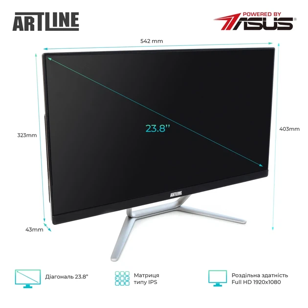 Моноблок ARTLINE Home G41 (G41v22Win) - Фото 2 Моноблок ARTLINE Home G41 (G41v22Win) - изображение 2