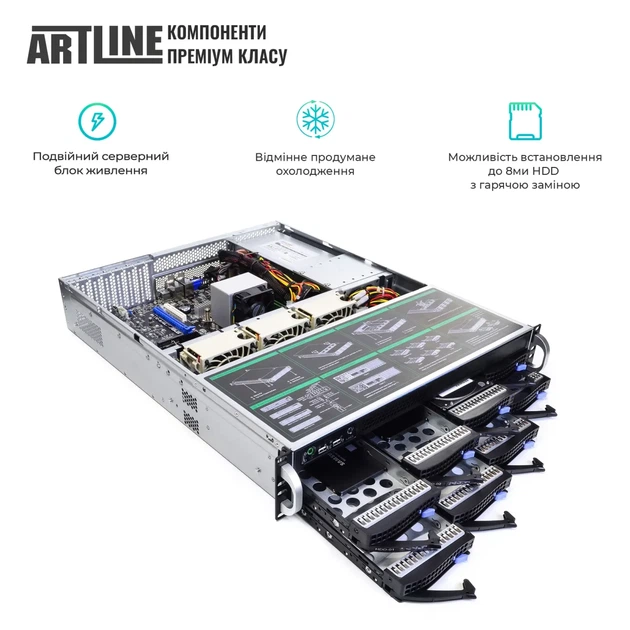 Сервер ARTLINE Business R36 (R36v34) - Фото 4 Сервер ARTLINE Business R36 (R36v34) - изображение 4