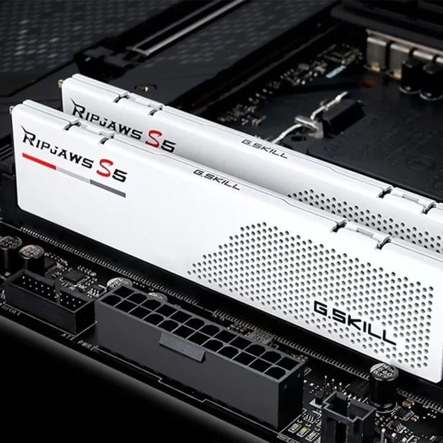 Модуль пам'яті G.Skill Ripjaws S5 White DDR5-5200 32Gb (2x16GB) CL40-40-40-83 1.10V Intel XMP - зображення 4