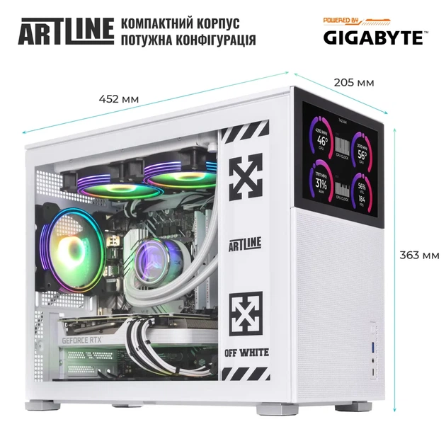Комп'ютер ARTLINE Gaming D31WHITE (D31WHITEv92) - изображение 7