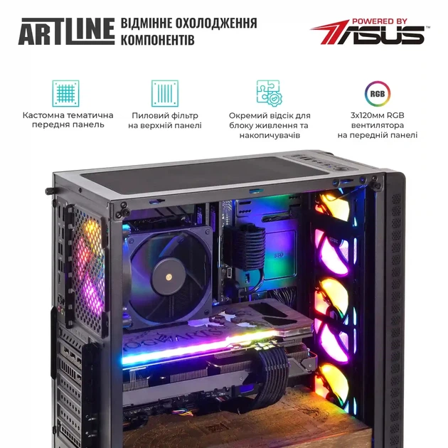 Персональний комп'ютер ARTLINE Gaming HGWRTS (HGWRTSv38Win) - изображение 4