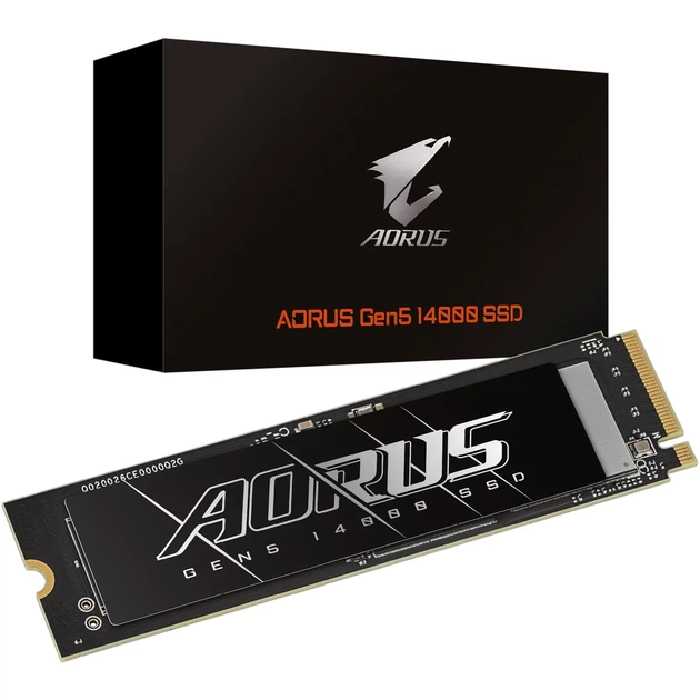 SSD GIGABYTE AORUS Gen5 14000 4TB M.2 2280 PCIe 5.0 x4 R:14100 / W:12600 MB/s (AG514K4TB) - изображение 5