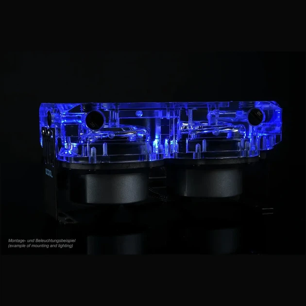 Резервуар Alphacool Eisdecke D5 dual Acryl top - изображение 6