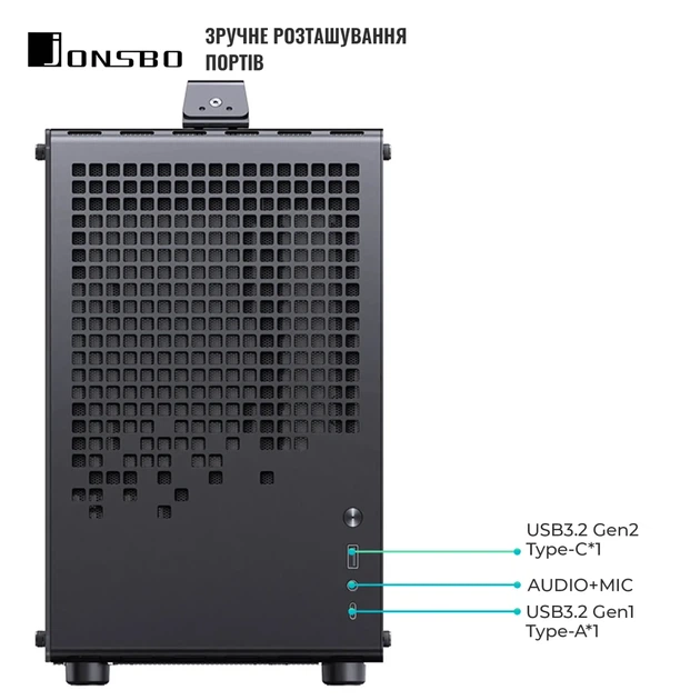 Корпус JONSBO Z20 Black - зображення 5