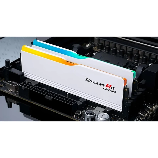 Модуль пам'яті G.Skill Ripjaws M5 Neo RGB White DDR5-6000 96GB (2x48GB) 30-36-36-96 1.35V AMD EXPO - зображення 5