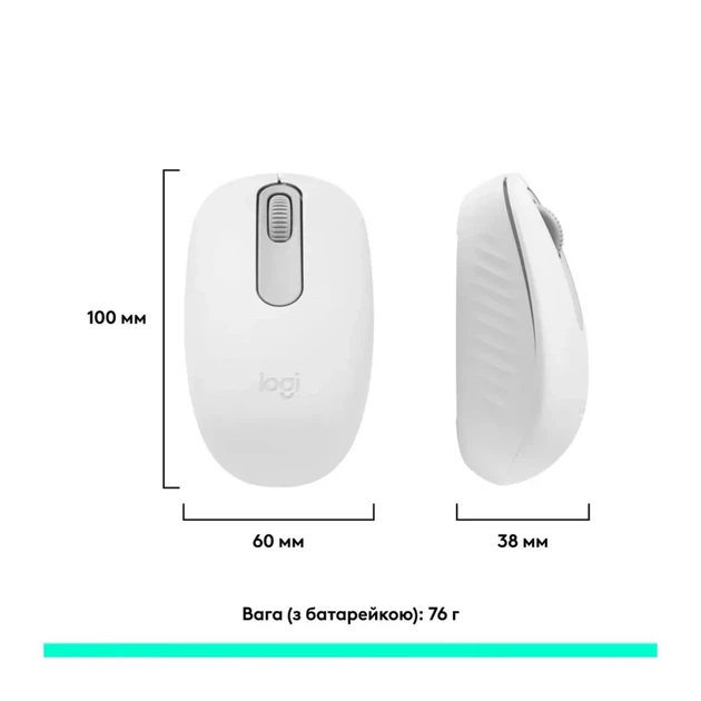Мишка Logitech M196 Bluetooth Off-White (910-007460) - изображение 7