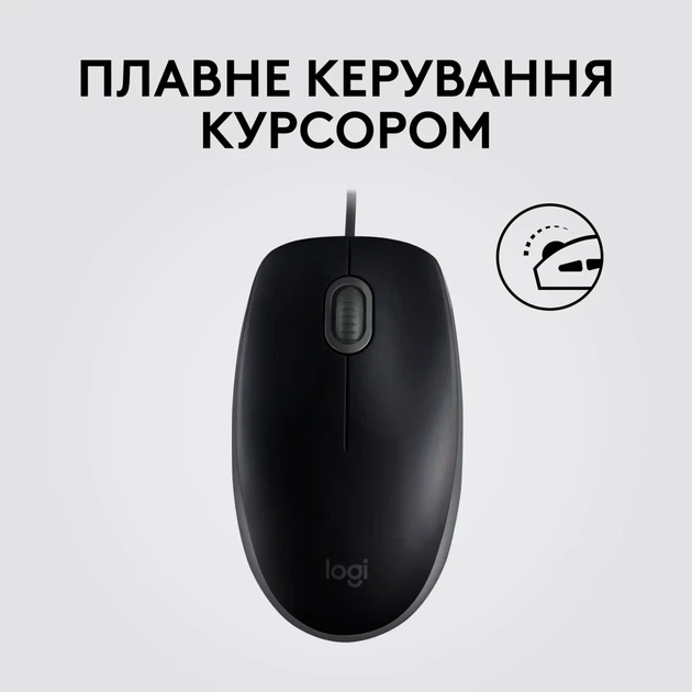 Мишка Logitech B100 USB Black (910-003357) - изображение 4