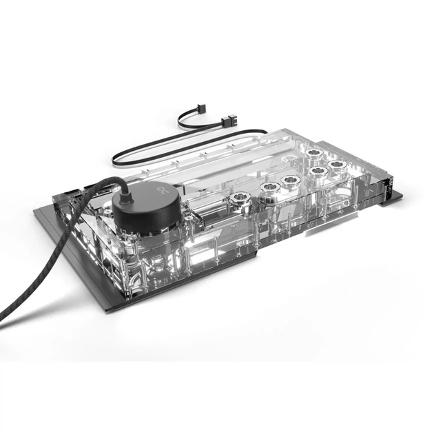 Панель-резервуар Alphacool Apex Distro Plate Y60 with D5 Apex pump - изображение 2