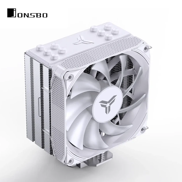 Процесорний кулер JONSBO PISA A5 ARGB White (120mm/LGA 1700/1200/115X/AM4/AM5/265W/4Pin PWM) - изображение 7
