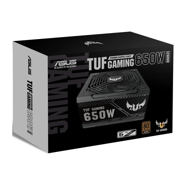Блок живлення ASUS TUF 650W 80+ Bronze TUF-GAMING-650B - Фото 10 Блок живлення ASUS TUF 650W 80+ Bronze TUF-GAMING-650B - изображение 10