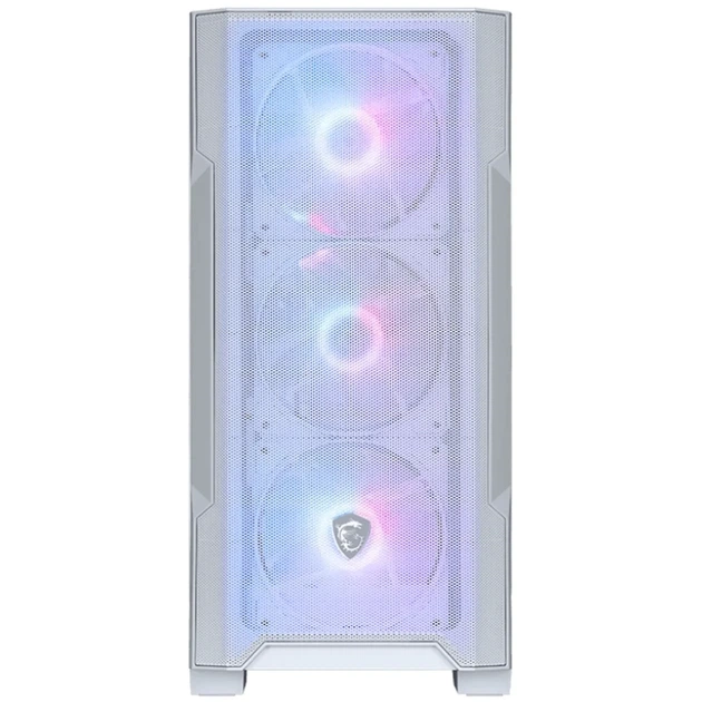Корпус MSI MAG FORGE M100R WHITE (Micro-ATX, ARGB, White) - зображення 2
